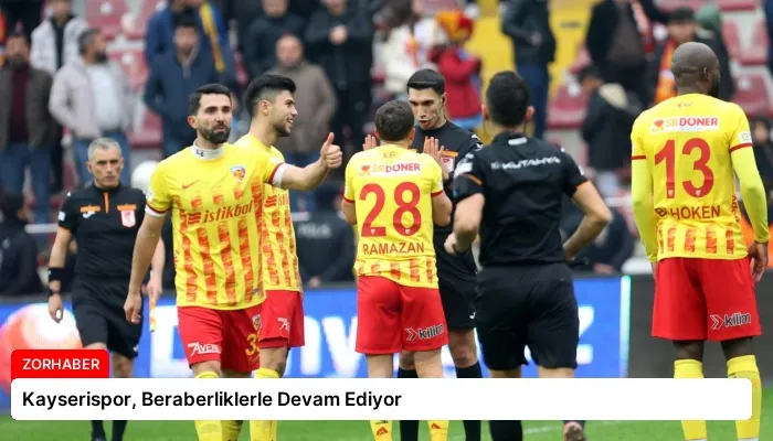 Kayserispor, Beraberliklerle Devam Ediyor