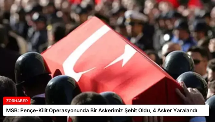 MSB: Pençe-Kilit Operasyonunda Bir Askerimiz Şehit Oldu, 4 Asker Yaralandı