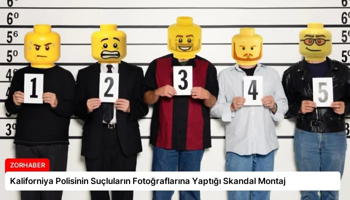 Kaliforniya Polisinin Suçluların Fotoğraflarına Yaptığı Skandal Montaj