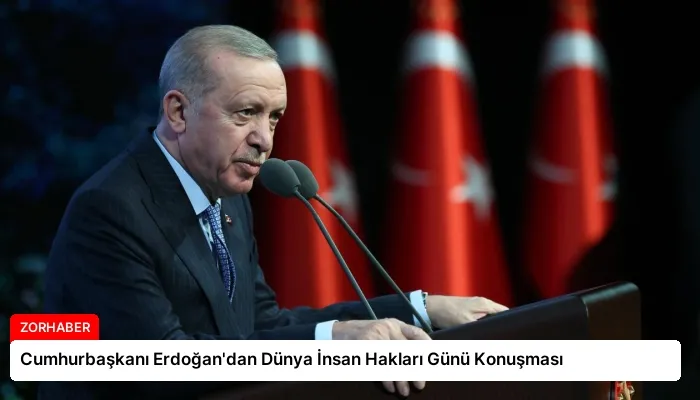 Cumhurbaşkanı Erdoğan’dan Dünya İnsan Hakları Günü Konuşması