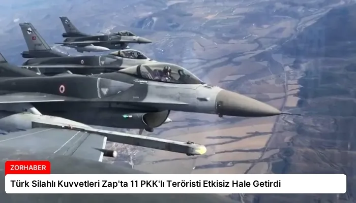 Türk Silahlı Kuvvetleri Zap’ta 11 PKK’lı Teröristi Etkisiz Hale Getirdi