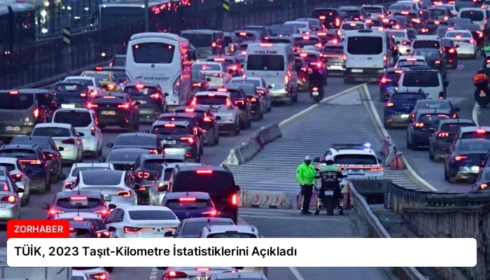 TÜİK, 2023 Taşıt-Kilometre İstatistiklerini Açıkladı