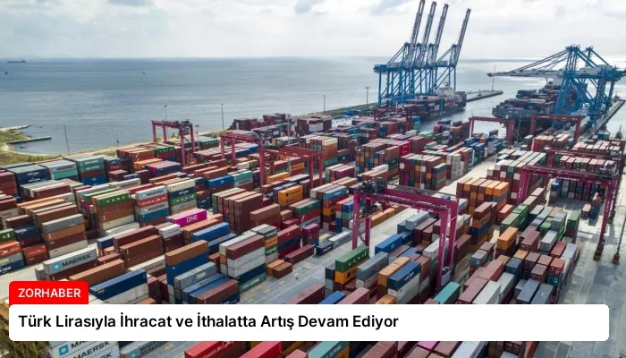 Türk Lirasıyla İhracat ve İthalatta Artış Devam Ediyor