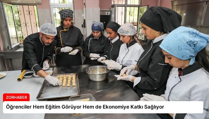 Öğrenciler Hem Eğitim Görüyor Hem de Ekonomiye Katkı Sağlıyor