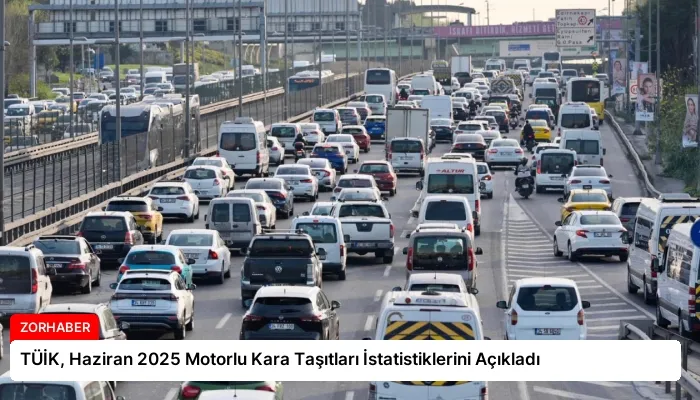 TÜİK, Haziran 2025 Motorlu Kara Taşıtları İstatistiklerini Açıkladı