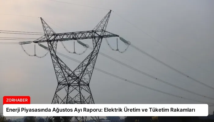 Enerji Piyasasında Ağustos Ayı Raporu: Elektrik Üretim ve Tüketim Rakamları