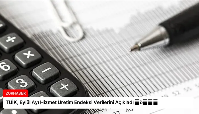 TÜİK, Eylül Ayı Hizmet Üretim Endeksi Verilerini Açıkladı ⏬👇