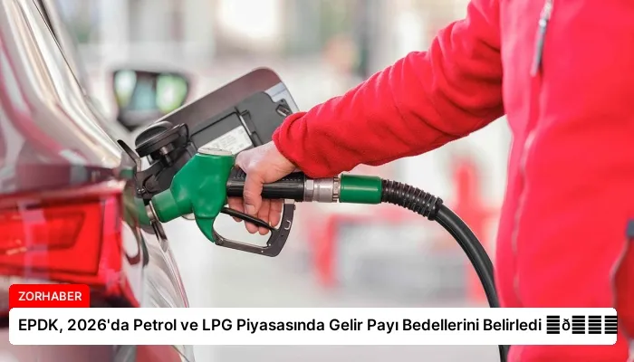 EPDK, 2026’da Petrol ve LPG Piyasasında Gelir Payı Bedellerini Belirledi ⏬👇