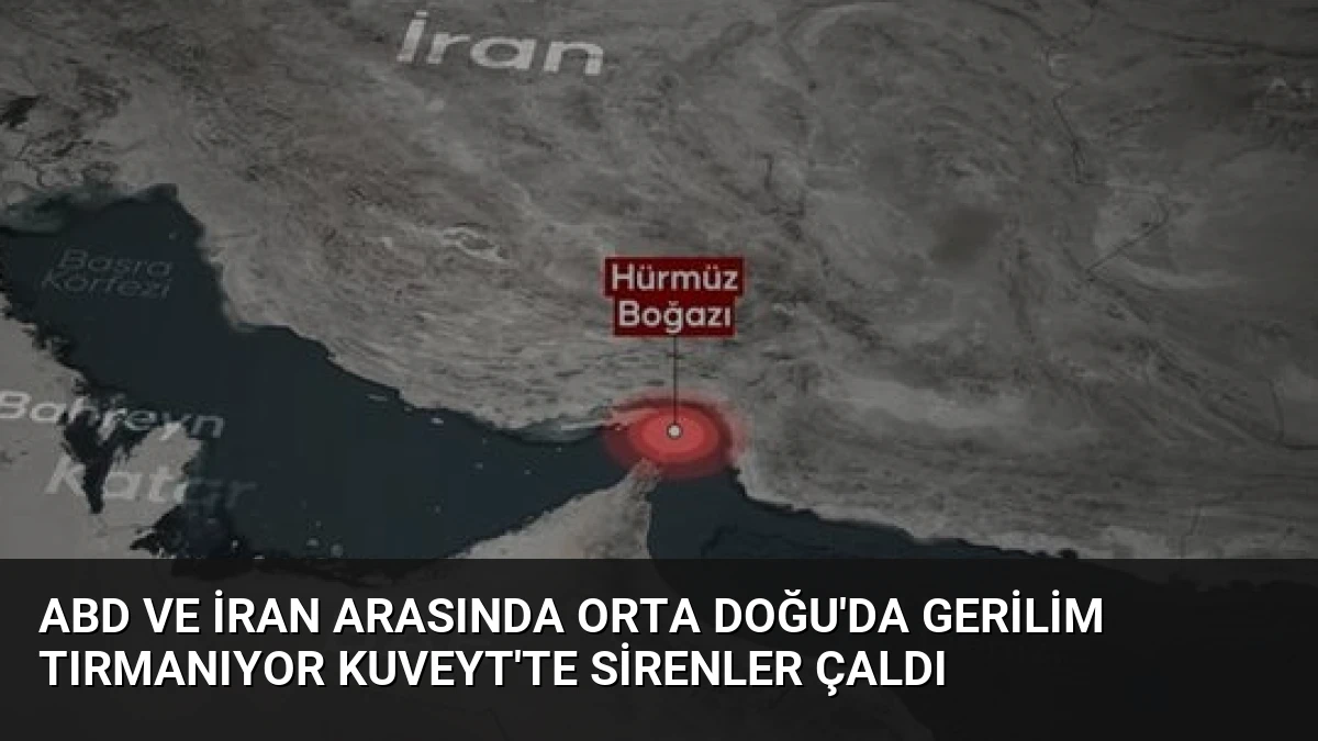 ABD ve İran Arasında Orta Doğu’da Gerilim Tırmanıyor Kuveyt’te Sirenler Çaldı