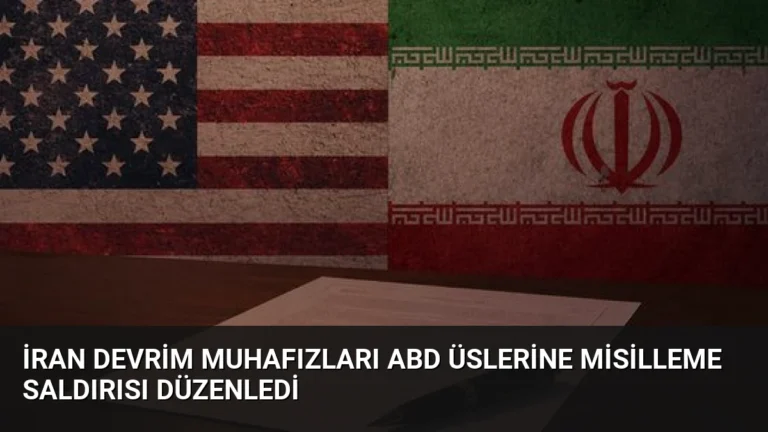 İran Devrim Muhafızları ABD Üslerine Misilleme Saldırısı Düzenledi