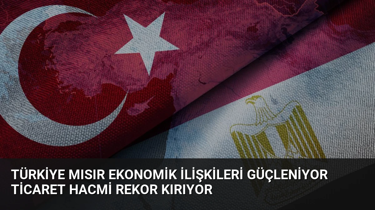 Türkiye Mısır Ekonomik İlişkileri Güçleniyor Ticaret Hacmi Rekor Kırıyor
