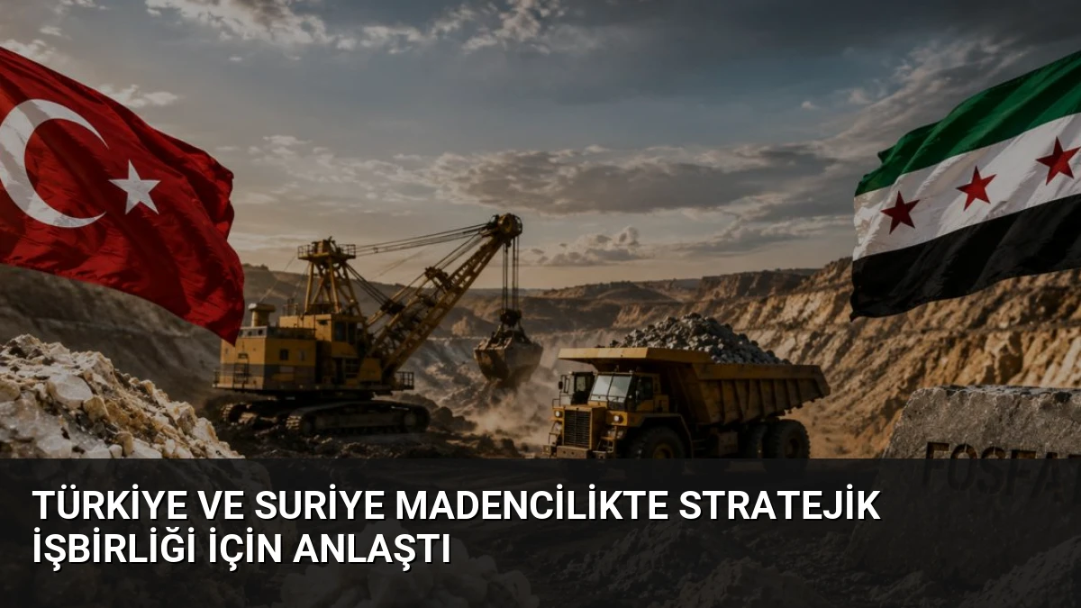 Türkiye ve Suriye Madencilikte Stratejik İşbirliği İçin Anlaştı