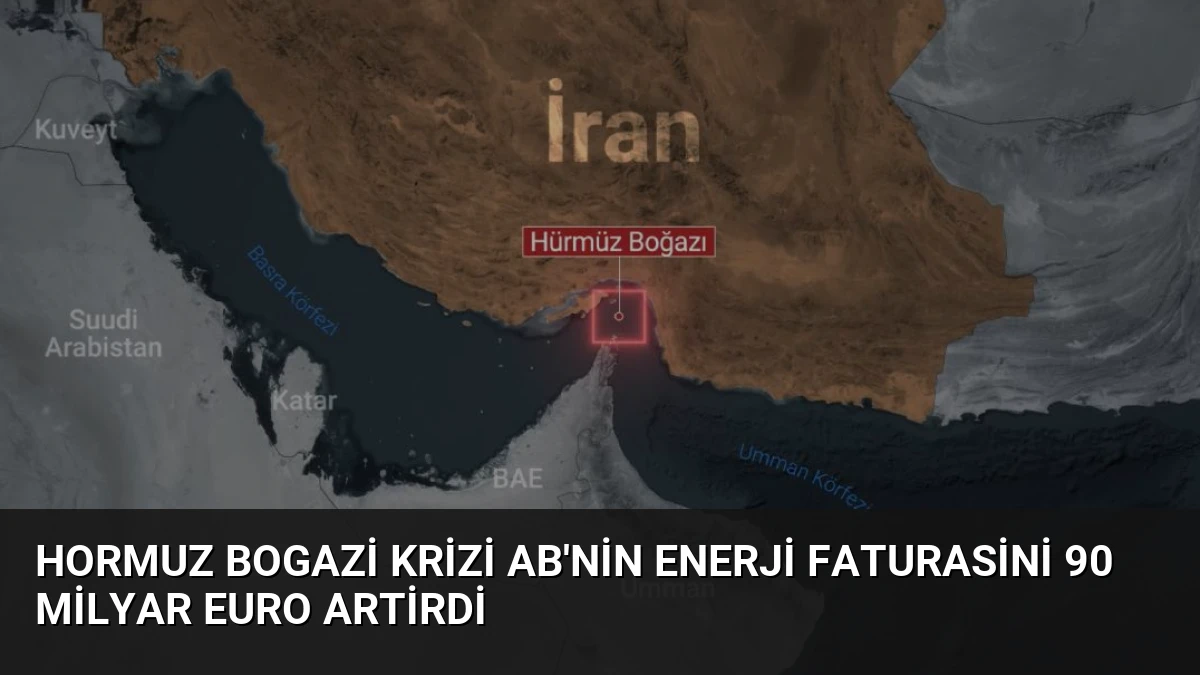 Hormuz Bogazi Krizi AB’nin Enerji Faturasini 90 Milyar Euro Artirdi