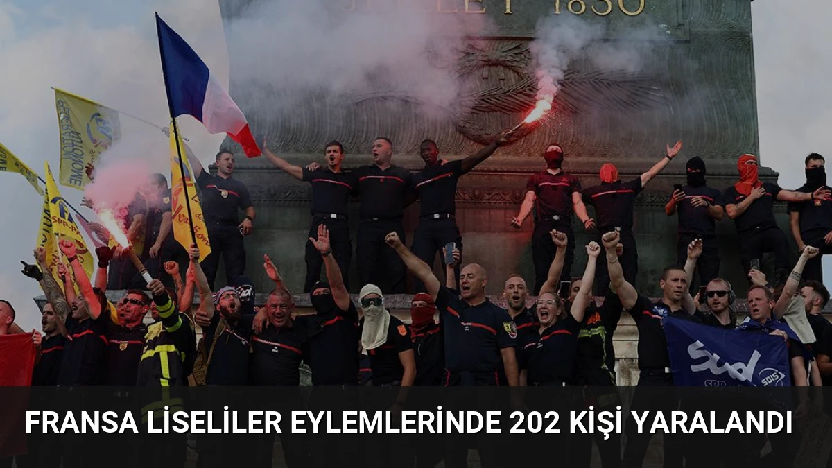 Fransa Liseliler Eylemlerinde 202 Kişi Yaralandı