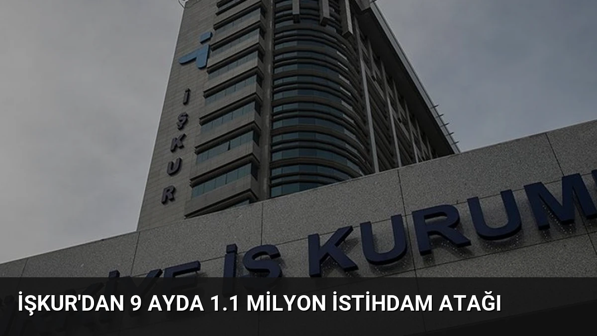 İŞKUR’dan 9 Ayda 1.1 Milyon İstihdam Atağı