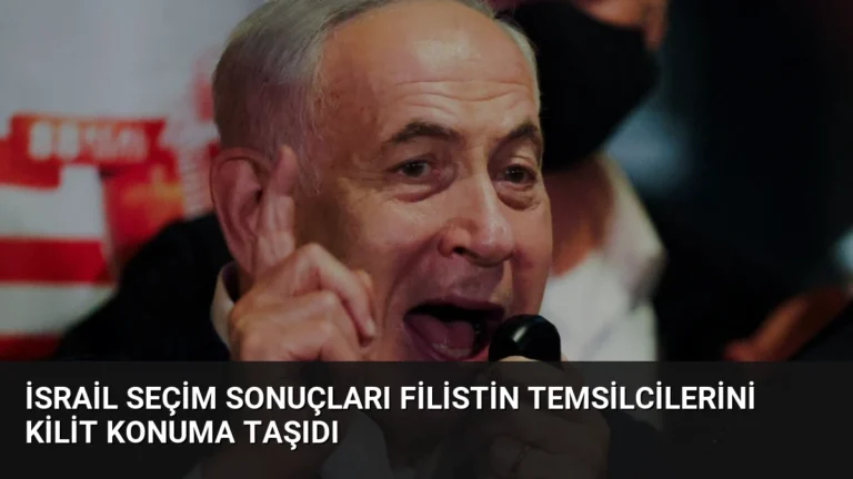 İsrail Seçim Sonuçları Filistin Temsilcilerini Kilit Konuma Taşıdı